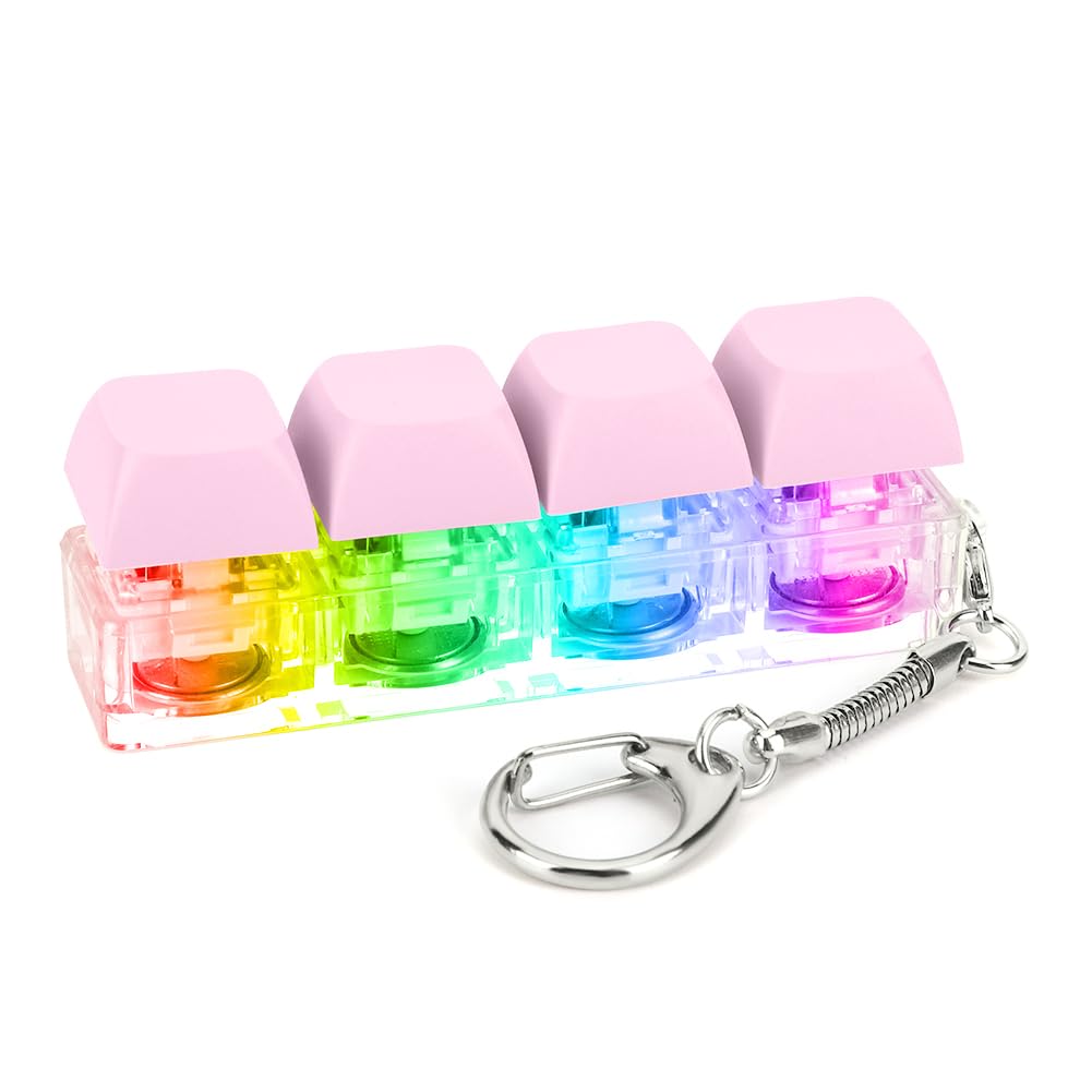 Tastiera Fidget Clicker Mabor | Portachiavi Antistress 4 Colori | Gioco Sensoriale Per Adulti