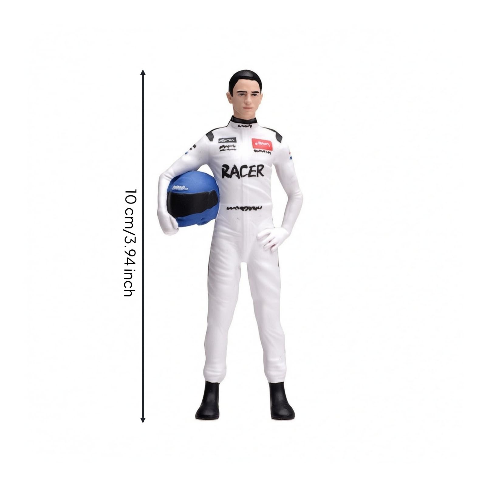 de Carreras Miniatura Figura Coleccionable Muñeco Estatuilla Resina con Traje Ajustado Detalle Pose con Mano en la Cintura Adecuado