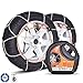 Price comparison product image Ideal I11 9mm Car Winter Snow Chains, TUV Approved, Universal Fit for Tyre Sizes 225/50 R17, 225/55 R17, 235/45 R17 and More