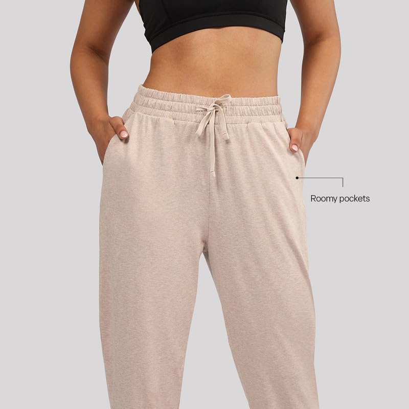 Image of BlissClub AirMelt Joggers | Cuffed Bottom Hem | Classic Joggers Design | Adjustable Drawcord | 2 Roomy Pockets | Cool-to-Touch Fabric | Weightless