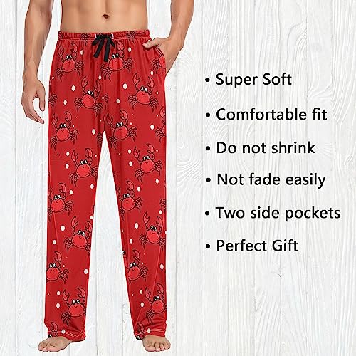 Image of Fisyme Mens Pajama Pants Men's Pajama Bottoms Soft Sleep Lounge Pj Pants