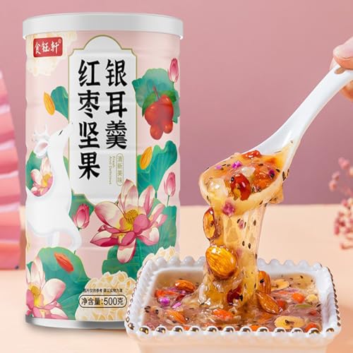 Lotuswurzelpulver Chinesische Asiatische Suppe Nuss-Trockenfrucht-Dessertbox,Healthy and Nutritious Breakfast Porridge, Convenient Breakfast Food
