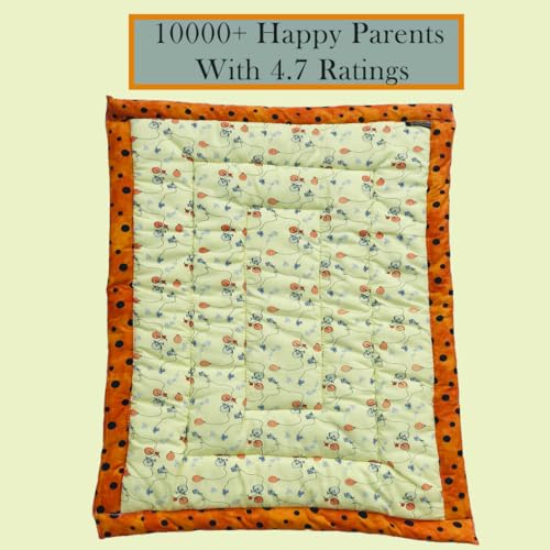 Image of Bedding Mattress for Cotton, Baby Sleeping Bed Set Godari Baby Cradle |Sleeping Mat |Multi Purpose Cushioned Bed |Baby Bed for 0 to 2 Years.