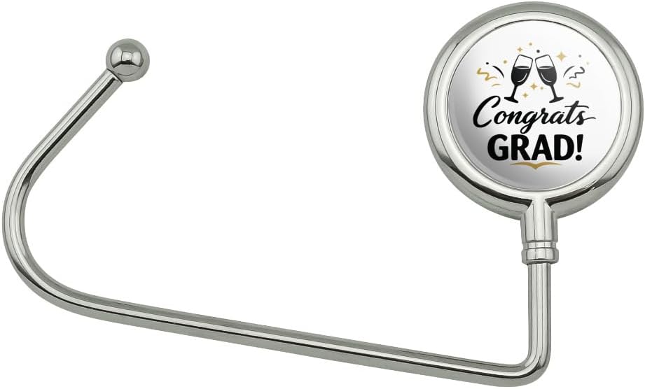 GRAPHICS & MORE Congrats Grad! Purse Bag Hanger Holder Hook