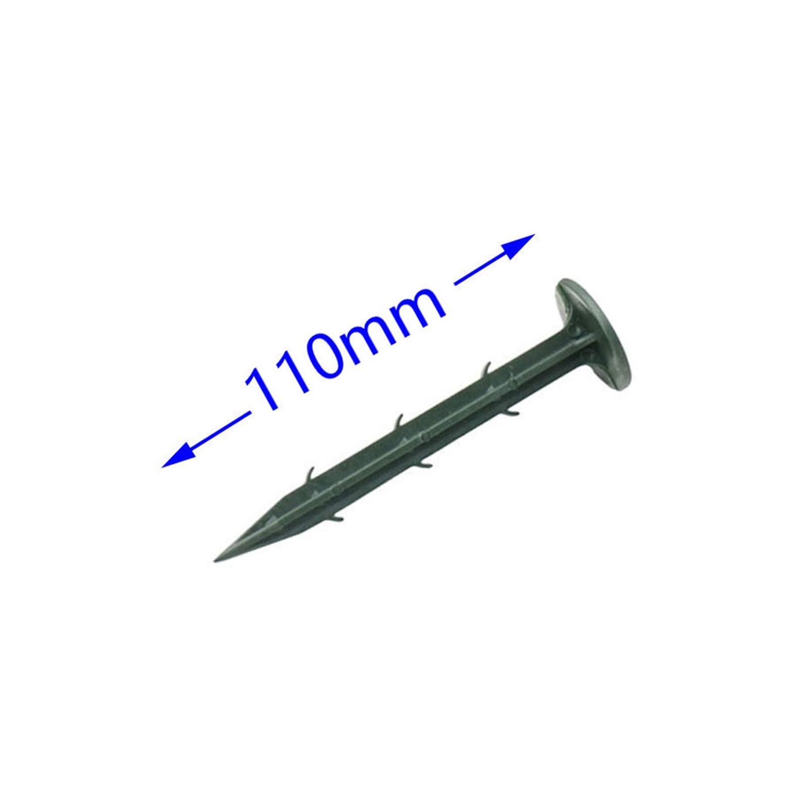 Outils de système d'arrosage et piquet de fixation pour bâche anti-herbe et filet - 50 pcs