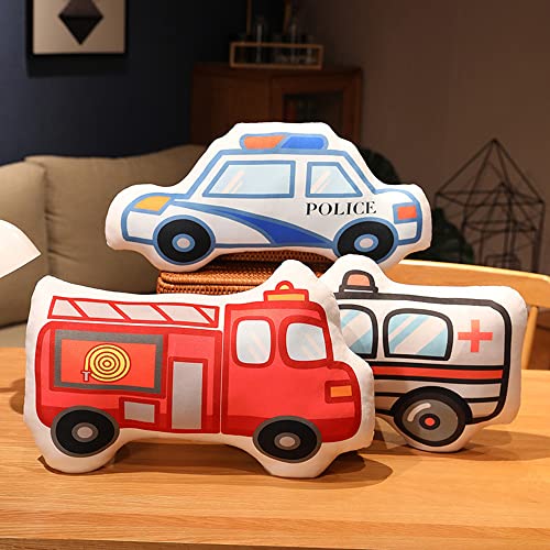 Xitbyja Boys Pillow Fire Truck Toy Squishy Plush Boys Decorative Throw Pillows Truck Plush Truck Pillow Couch Bed Living Room Kids Bedroom Decor For Boys 19.6 Inch #TOP3