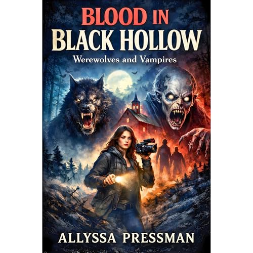 Blood in Black Hollow - Werewolves and Vampires Audiolibro Por Allyssa Pressman arte de portada
