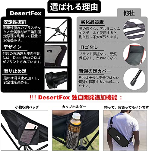 アウトドアチェア 折りたたみ 超軽量【選べる多色】 コンパ