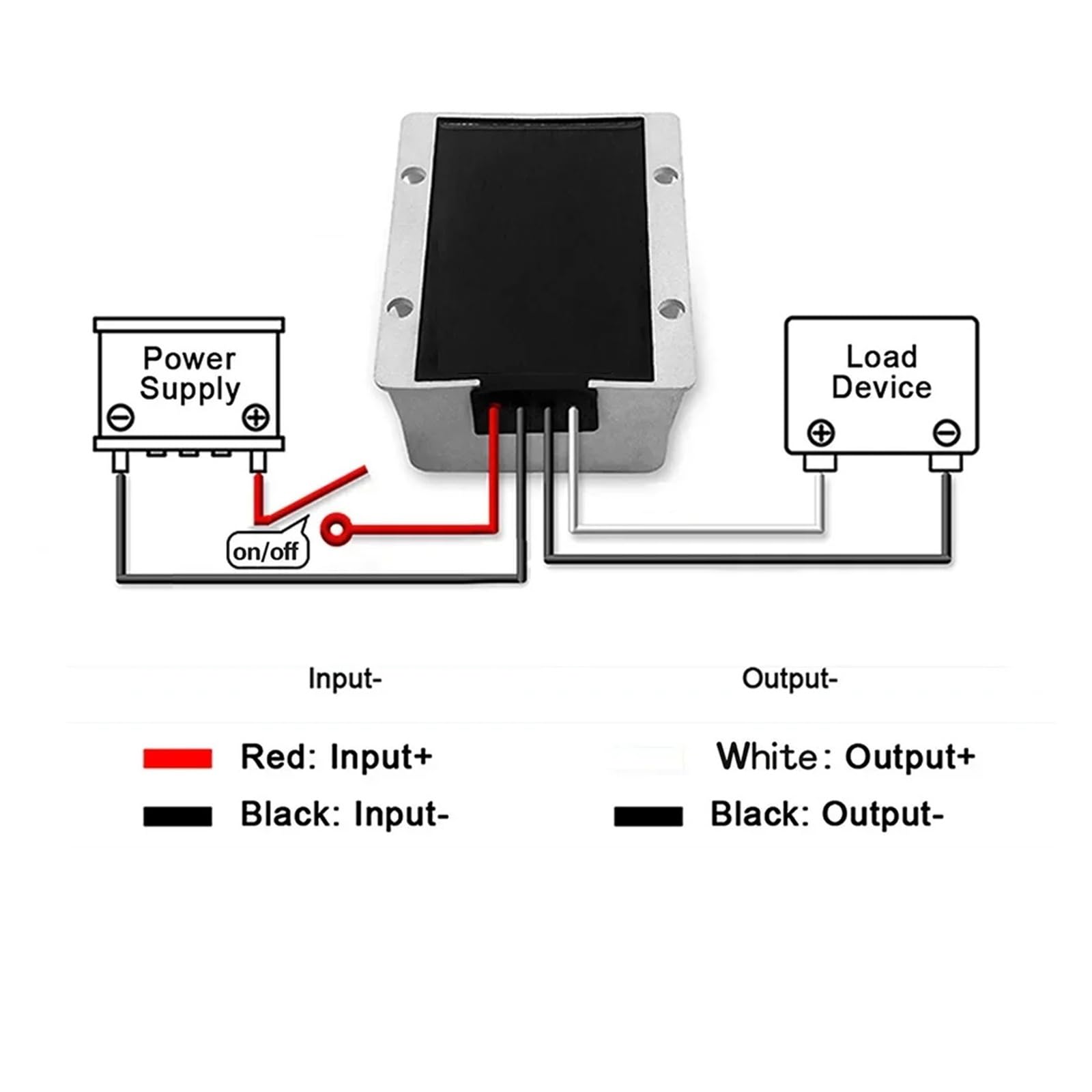 Régulateur abaisseur de tension 24 V à 12 1 A-60 A(24V to 12V 10A)
