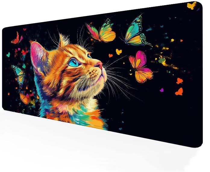 Tapis de souris gamer XXL coloré pour embellir votre espace de travail et bureau