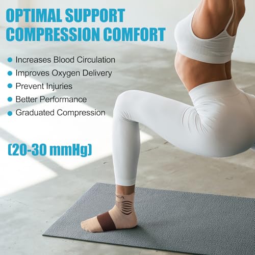 Image of NEENCA Professional Compression Socks for Women Men Circulation