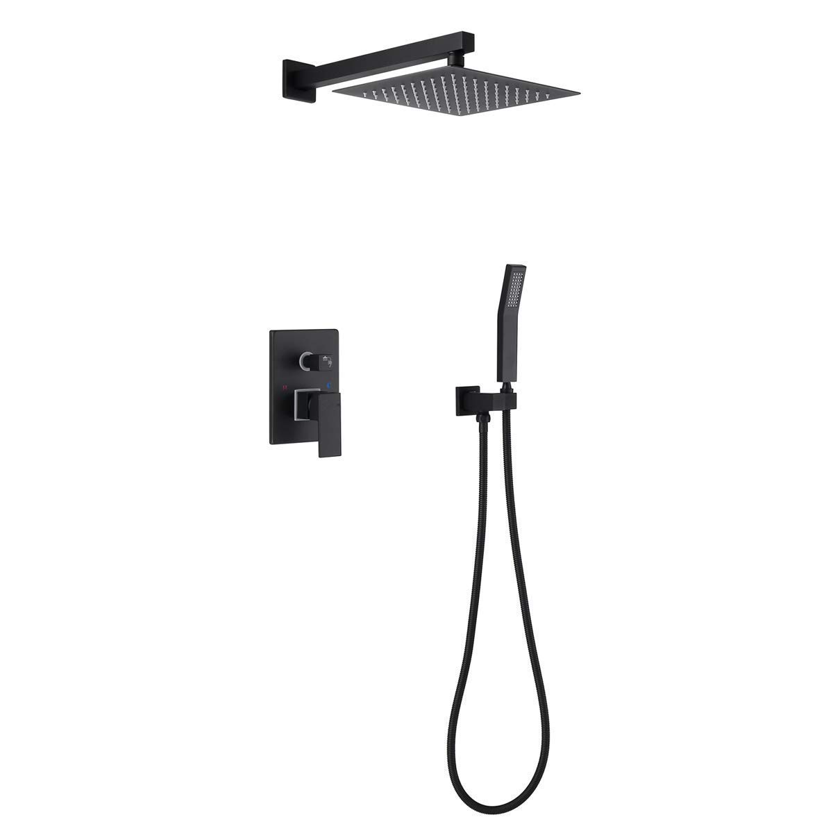 Pommeau de douche à effet pluie grand format pour rénovation