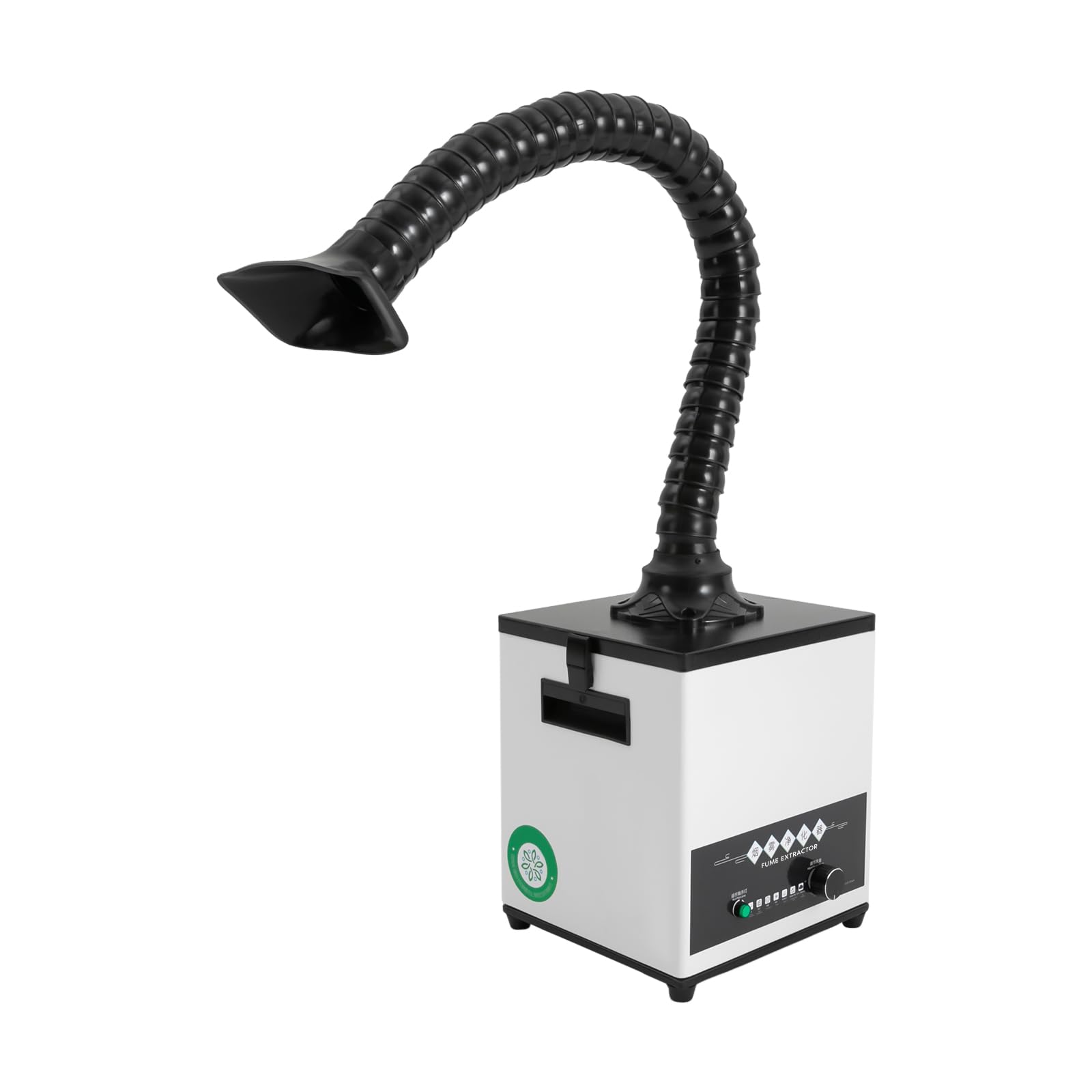 Odkurzacz dymu do prac lutowniczych, stacja lutownicza, odkurzacz pyłu, oczyszczacz powietrza, 0-225 m³/h, 100 W, z filtrem HEPA, 3 warstwy filtra, odpowiedni dla majsterkowiczów i warsztatów