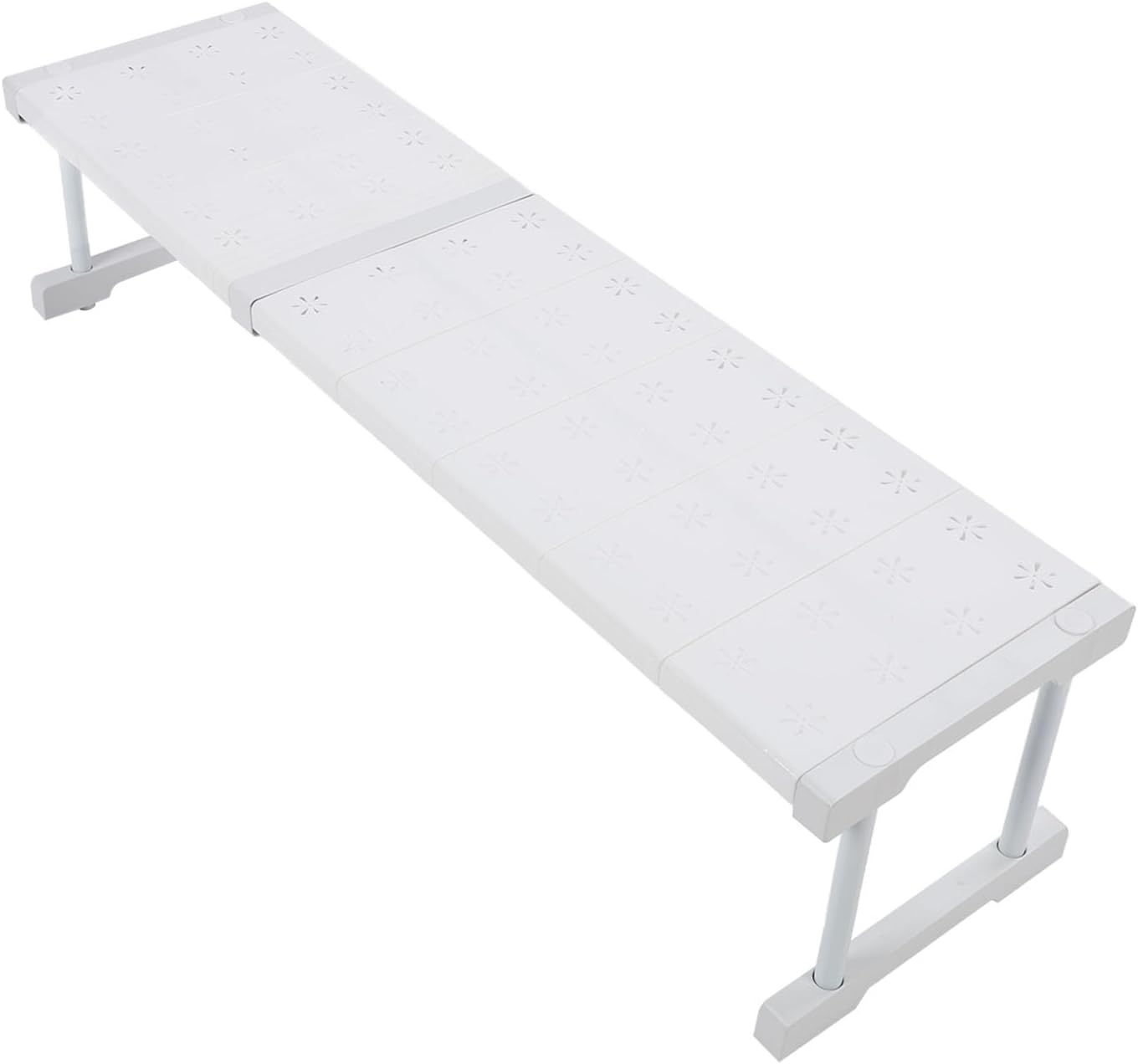 Sorandy Expandable Closet Tension Shelf Storage Rack, Closet Tension Shelf, Cabinet Rack Storage for Wardrobe, with Adjustable Length for Kitchen Bathroom Living Room (Length 67-88cm /