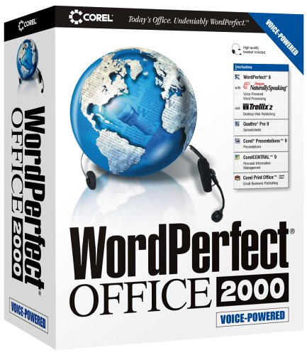 Corel WordPerfect Office 2000 Voice-Powered Spanish Upgrade