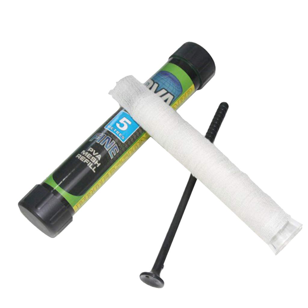 Lot de 5 sacs de recharge universels en maille PVA pour pêche à la carpe 25 mm