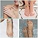 Tyqour 12PCS Silver Toe Rings Adjustable Toe Rings for Women Summer Toe Rings Set, Simple Style Beach Foot Jewelry Set