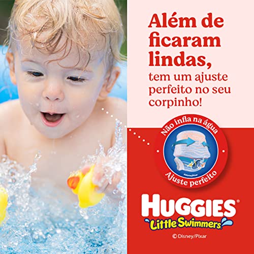 Fralda Infantil Little Swimmers M/G, 10... glide