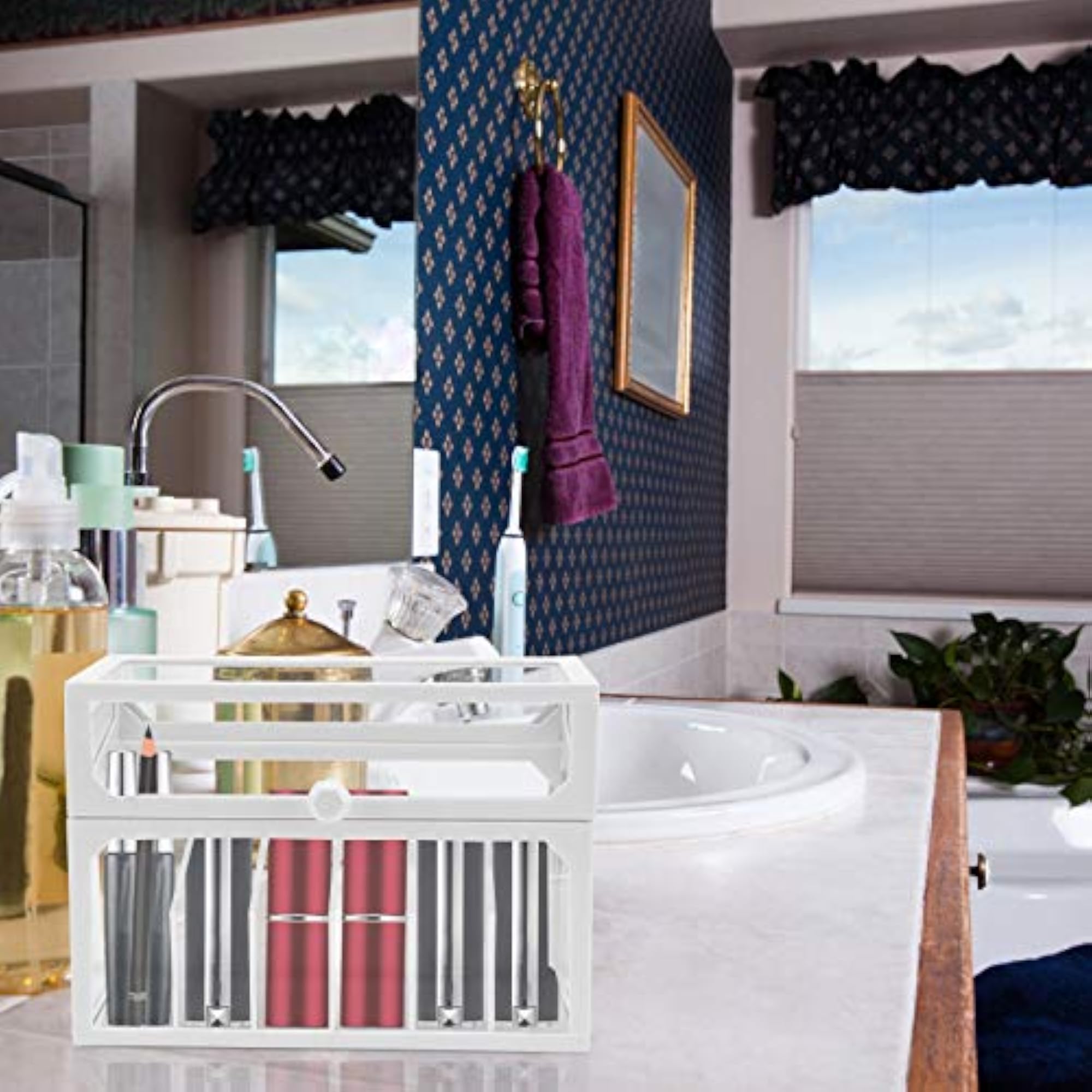 Desktop Cosmetic Storage Box for Women