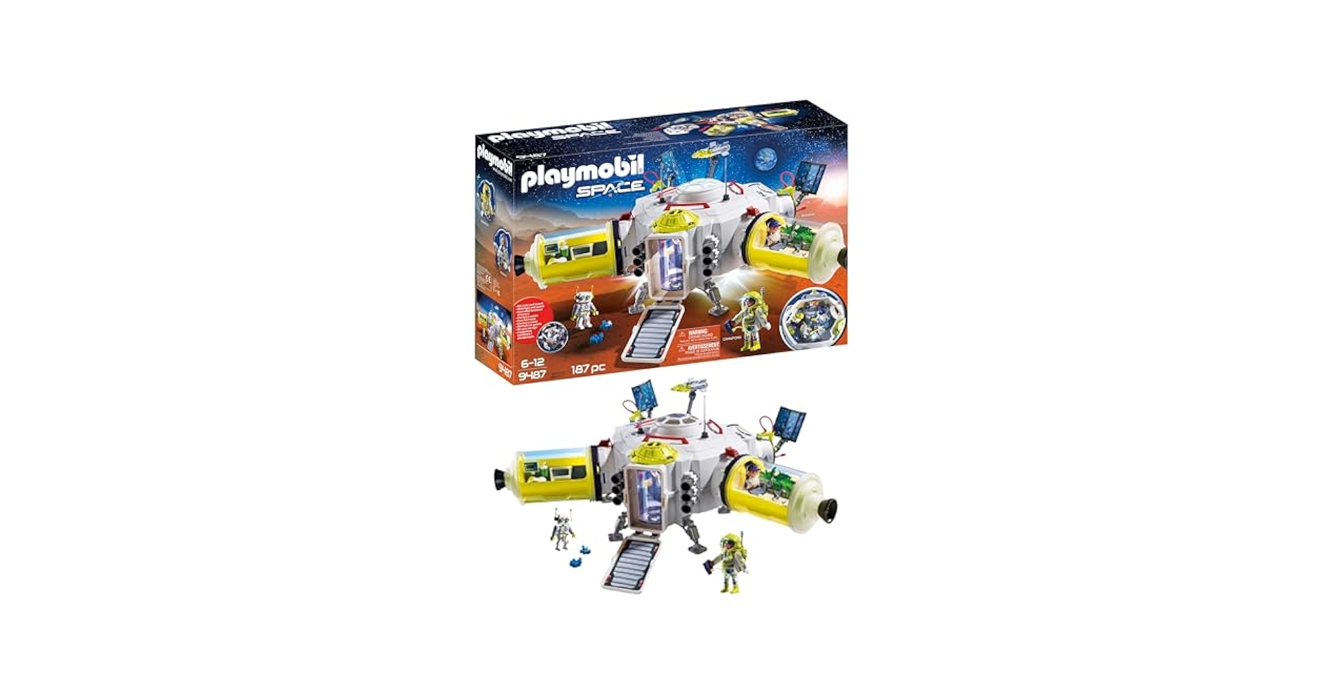 Playmobil Space 9487 宇宙セット Amazon.com: Playmobil Mars Space Station : Toys & Games