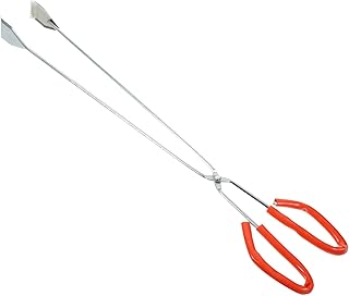 KICHOUSE Trash Tongs Reacher Grabber Garbage Clamps Litter Pick up Tool Pick up Tongs Grabber Tool Mud Tongs Garbage Tongs Handle Grabber Metal Collection Folder Stainless Steel