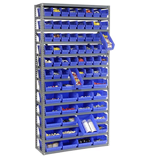 Global Industrial Steel Shelving with Plastic Bins #TOP22