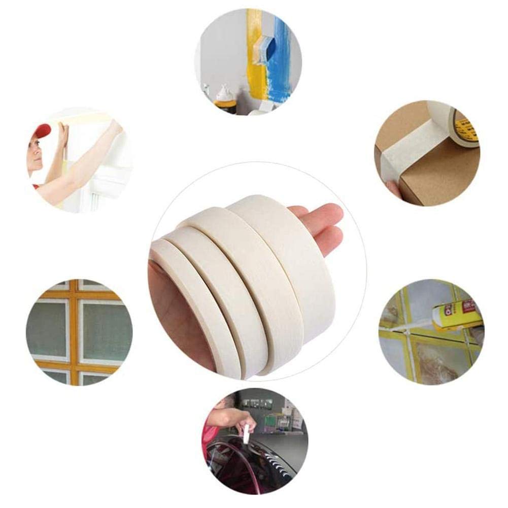 Cinta de pintor de acuarela, cinta de artistas sin residuos para enmascarar y dibujar, 20 mm de ancho, ideal para pintura, proyectos de arte y manualidades, 1 rollo