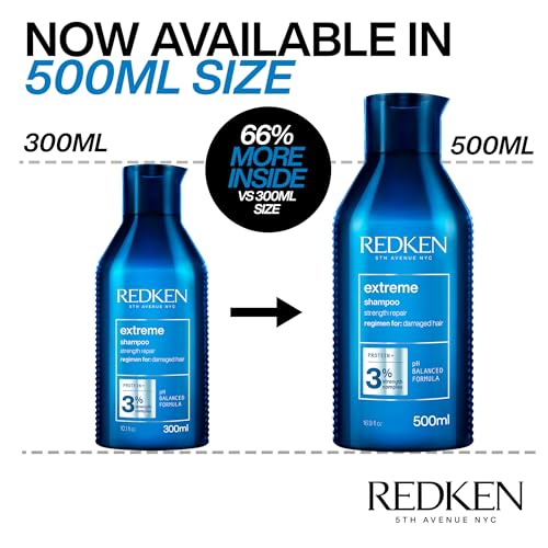 REDKEN Extreme Conditioner, For Damaged Hair, Protein, Strength Repair - Image 3