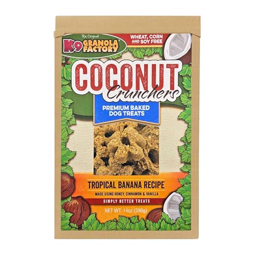 K9 Granola Factory Coconut Crunchers For Dogs All...