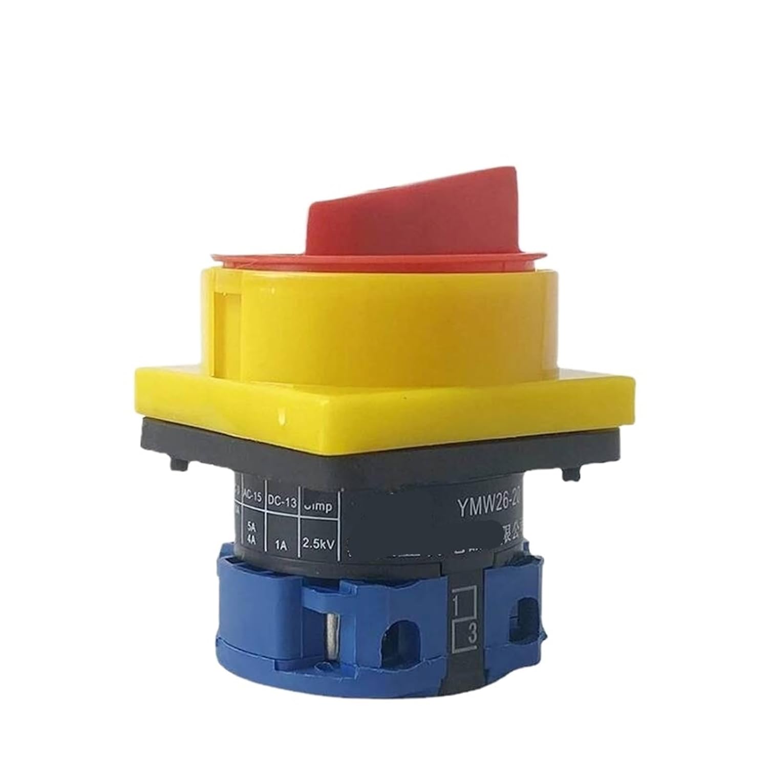 On Off Switch 2 Position Selector Changeover 20A 1 Pole Main Cam Rotary Switches YMW26-20/1GS 1Pcs