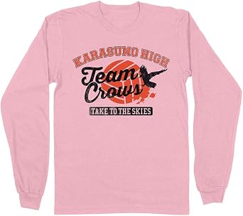 TeesAndTankYou Karasuno High Team Crows Long Sleeve Shirt Unisex