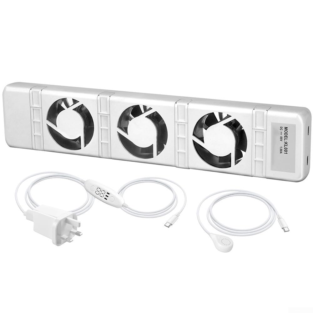 Radiator Fan, 3.0 Radiator Fan Smart Radiator Booster Extension Set, Heater Booster For Underheaters And Radiators, Ventilation Fan Set For Air Circulation(Mono-set)