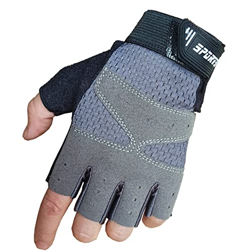 Luvas de meio dedo para crianças – Luvas de exercício para meninos adolescentes – Luvas de meio dedo
