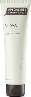 AHAVA Dead Sea Water Mineral Hand Cream - Hand Moisturizer For Dry Cracked Hands, Light & Fast Absorbing, Enriched with Exclusive blend Osmoter, Smoothing Witch Hazel & Soothing Allantoin