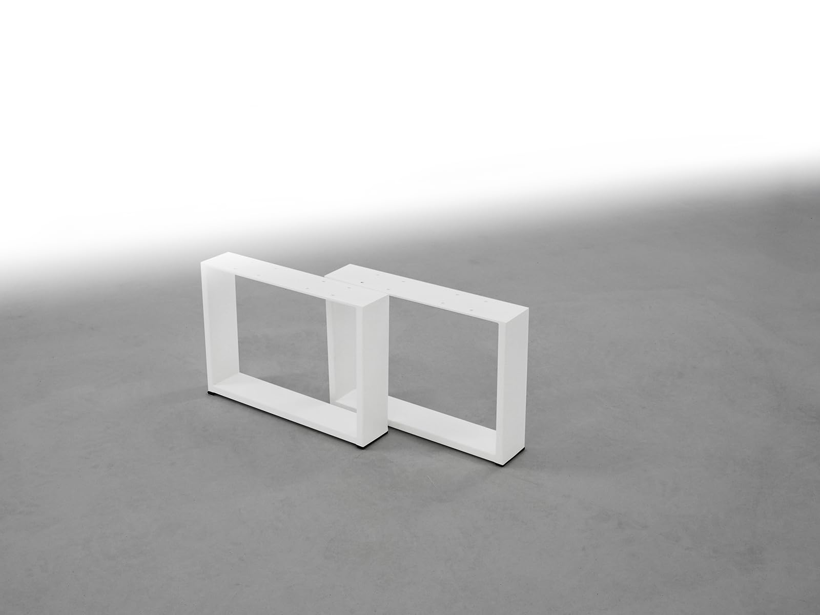 ZIEGER Patins de table 350 x 400 mm blanc