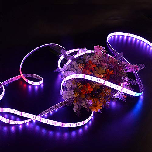 Tira led RGB flexible 16.4 ft 5050 SMD con control remoto miniatura 7