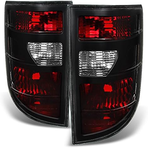 AKKON - For Honda Ridgeline 4Dr Pickup Truck Dark Red Tail Lights Driver Left + Passenger Right Side Replacement