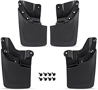 Vista 10 de G-PLUS Guardabarros moldeados resistentes compatibles con Toyota Tacoma 2005-2015, guardabarros protectores contra salpicaduras 2 piezas