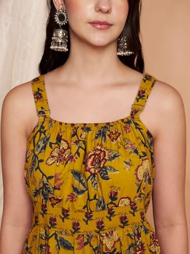 VADHIKA GARMENTS mustard cotton dress – image 7
