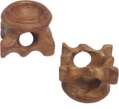 Miniatura 5 de Soporte de exhibición de base de madera, soportes de bola de meditación de cristal de madera, para bola de cristal, esfera de globo, piedra,