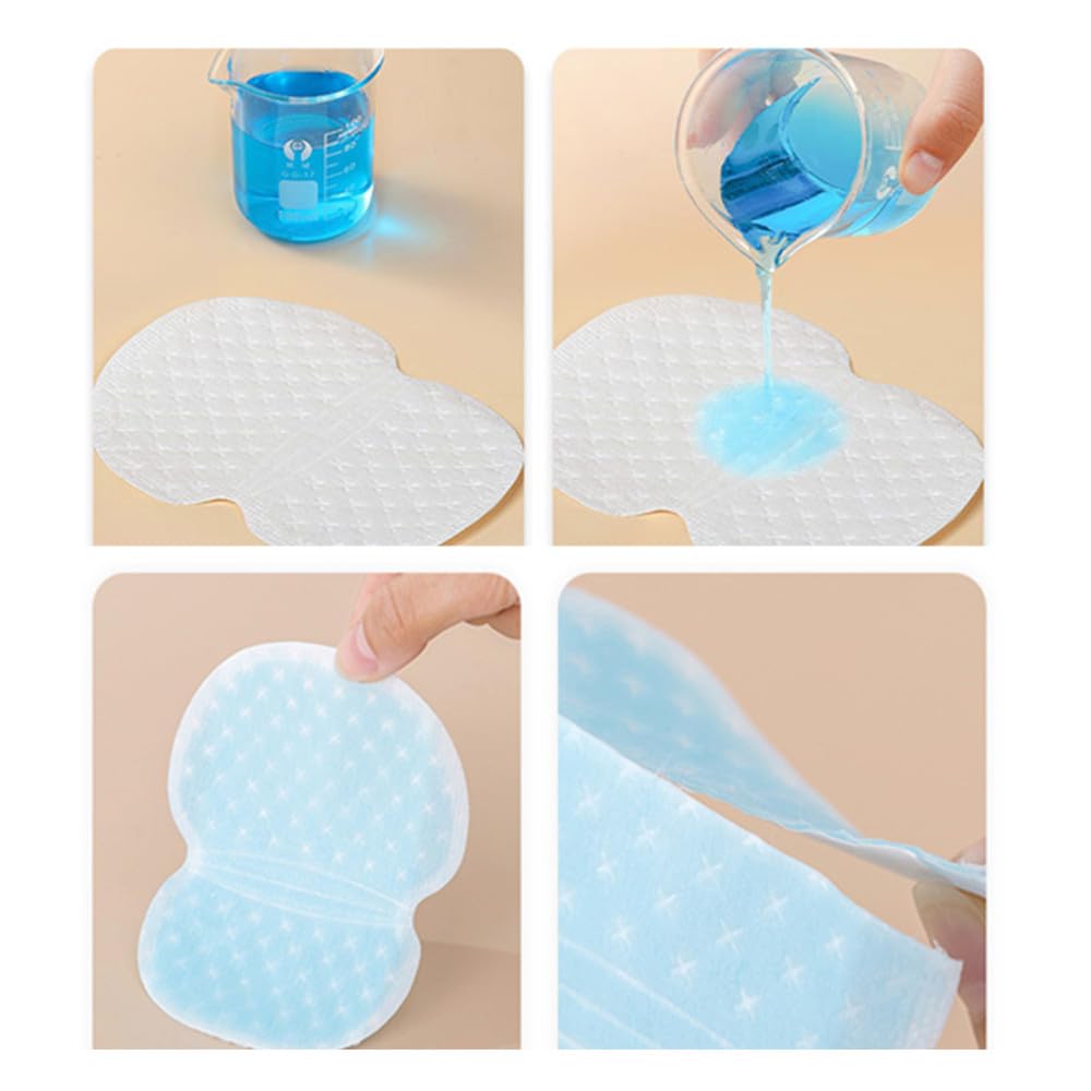 Almohadillas Sudor,120 Parches Almohadillas Sudor Axilas, Parches Antisudor Axilas, Parches Sudor Axilas, Parches Axilas, Hombre Mujer Almohadillas Sudor Axilas