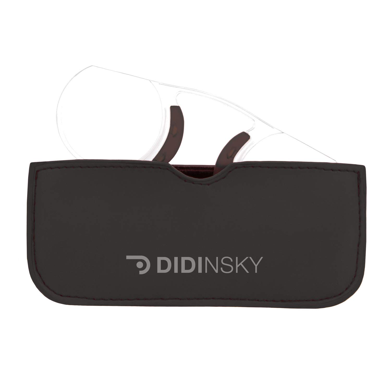 DIDINSKY Gafas de lectura sin patillas graduadas para hombre y mujer transparentes. Gafas de presbicia ultraligeras retro o vintage para vista cansada. 6 colores y 5 graduaciones – POMPIDOU