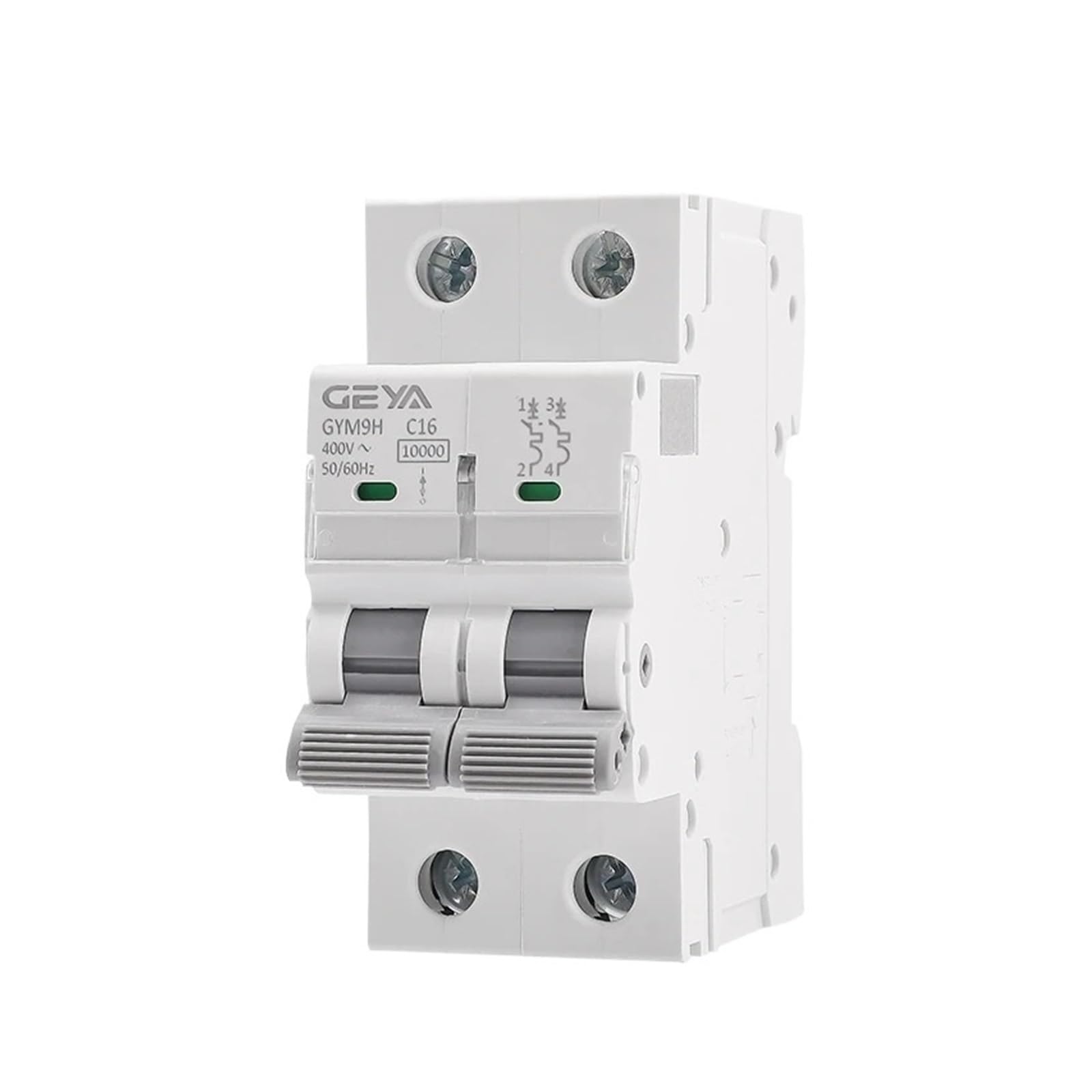 NVSFZGIYG GYM9H 2POLE 10KA High Breaking Capacity MCB Din Rail Mini Circuit Breaker 6A-63A AC Type(6 Years)