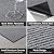 HoKiis 10/20/30Pcs Self-Adhesive Floor Squares, 12x12 Inch Peel and Stick Carpet Tiles, DIY Trimmable, Durable Polyester Soft Padded for Bedroom, Office, Living Room,Grey,30