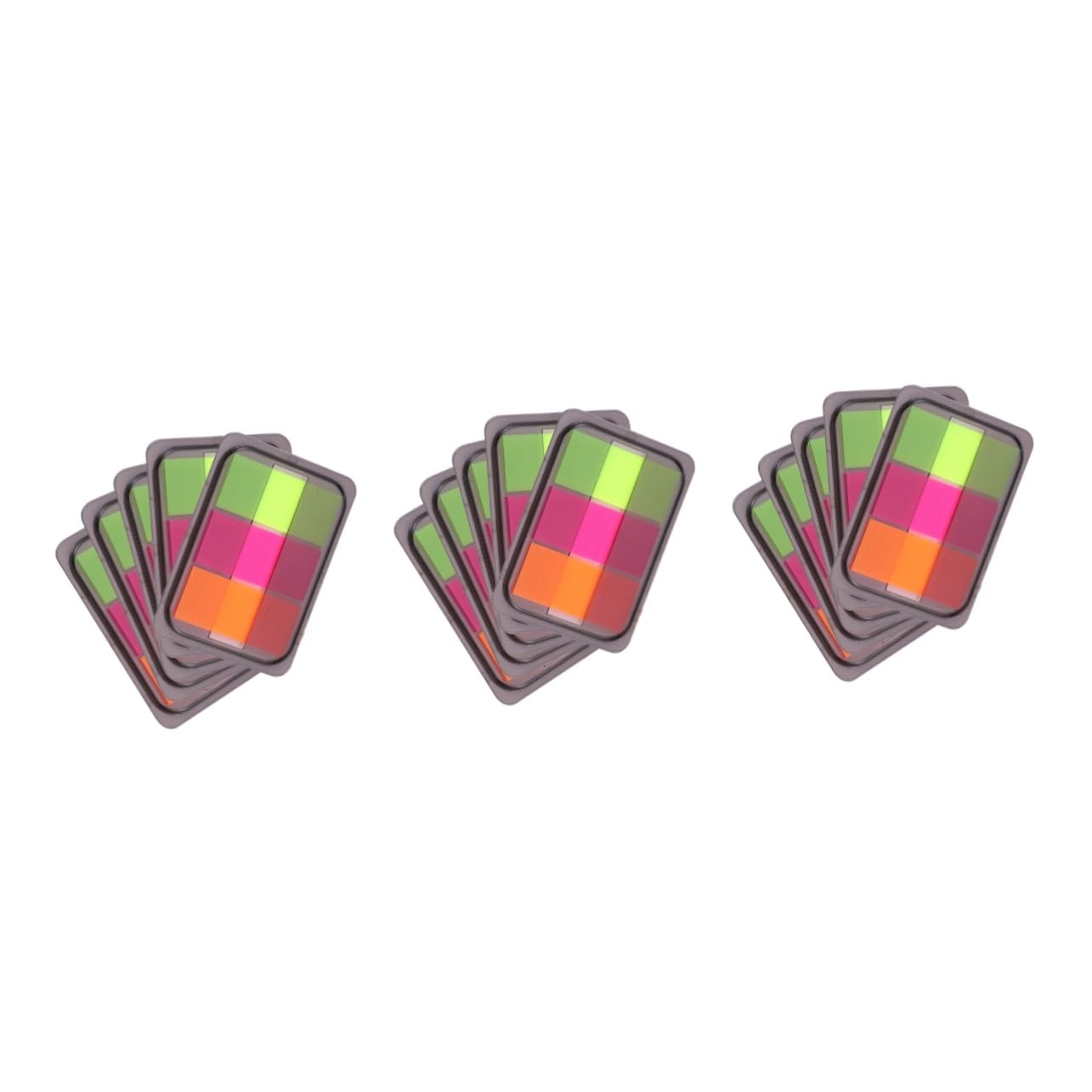 NUOBESTY 30packungen Neon Page Marker Bunte Haftnotizen Selbstklebende Lesezeichen Für Bücher Und Dokumente Markieren Und Hervorheben Von Informationen