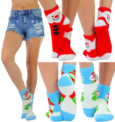 Image of ToBeInStyle Women's Pack of 6 Assorted Style Winter Socks