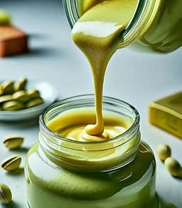 UNIQBITE Pistachio Cream, Natural Sweet Pistachio Butter Spread Paste for Baking and Desserts, No Palm Oil, 7 oz (200g)