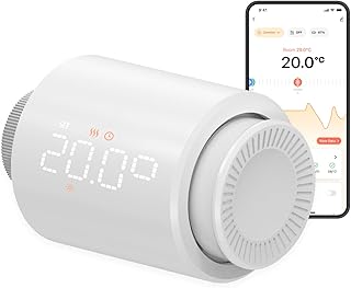 Smart Heizkörperthermostat WLAN – Programmierbares Heizkörperventil mit Tuya-Fernbedienung, Temperatursensor und App-Steuerung für optimale Heizungsregelung-EZ-TRV702W