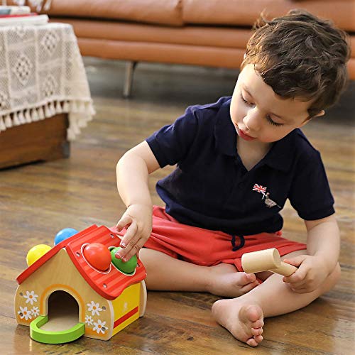 Top Bright Wooden Hammer Toy, Pounding Bench Toy For One Year Old Presents, Toddler Boy Gifts For 1 Year Olds #TOP1