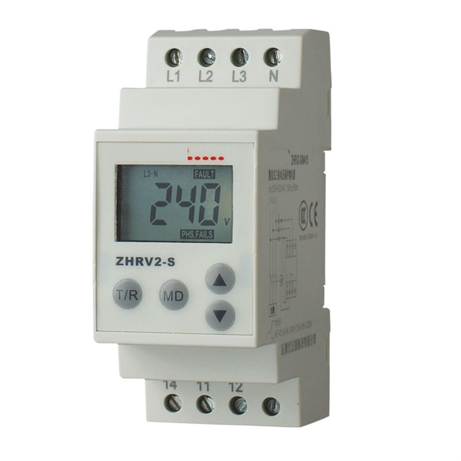 Relais de tension LCD Din Rail multifonction haute précision - 2